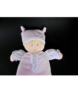 Kids Preferred Pink White Baby Doll Plush Polka Dot Knot Hat Lovey Stuff... - $28.37