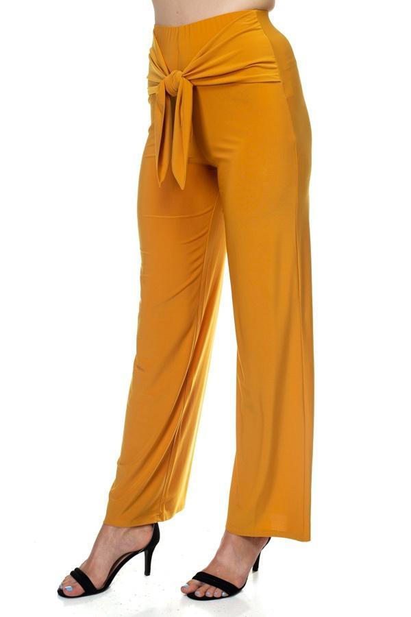 double tie wrap pants