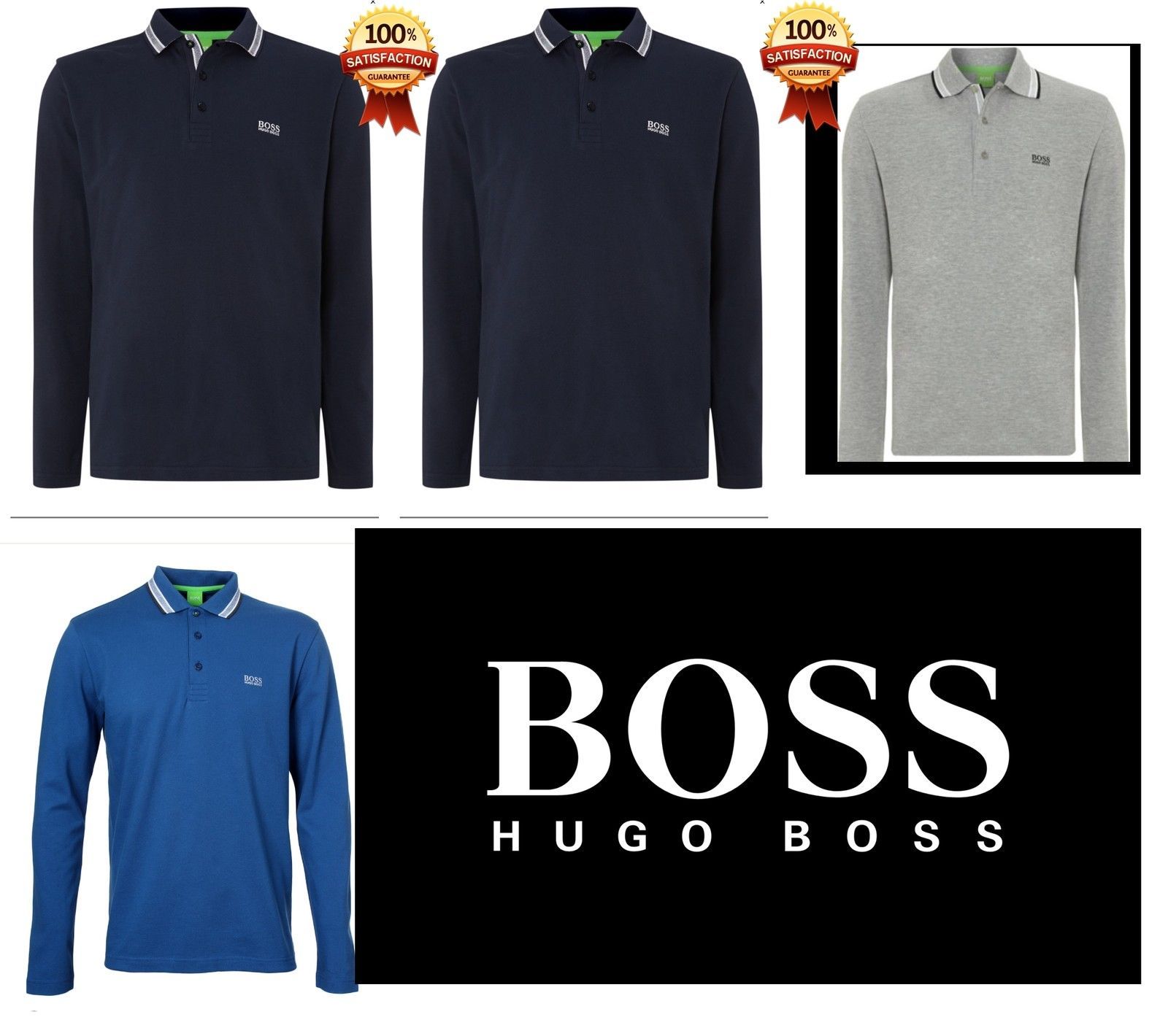 mens long sleeve polo shirts hugo boss