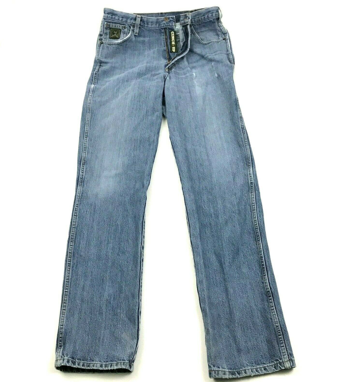 CINCH Up Jeans Men's Size 35x38 Straight Leg Loose Distressed Stone ...