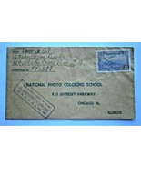 Costa Rica 1955 Air Mail Cover to Chicago - $9.00