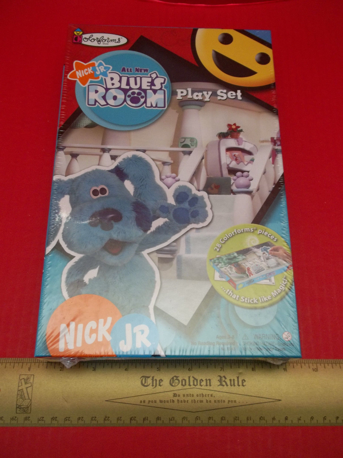 Blues Clues Colorforms Activity Toy Nickelodeon Room Play Set Nick ...
