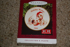 Hallmark Keepsake Ornament~Holiday Wishes~101 Dalmations  1996 - $15.00