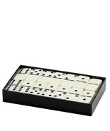 Double 6 Ivory Jumbo Dominoes With Spinners - $21.99
