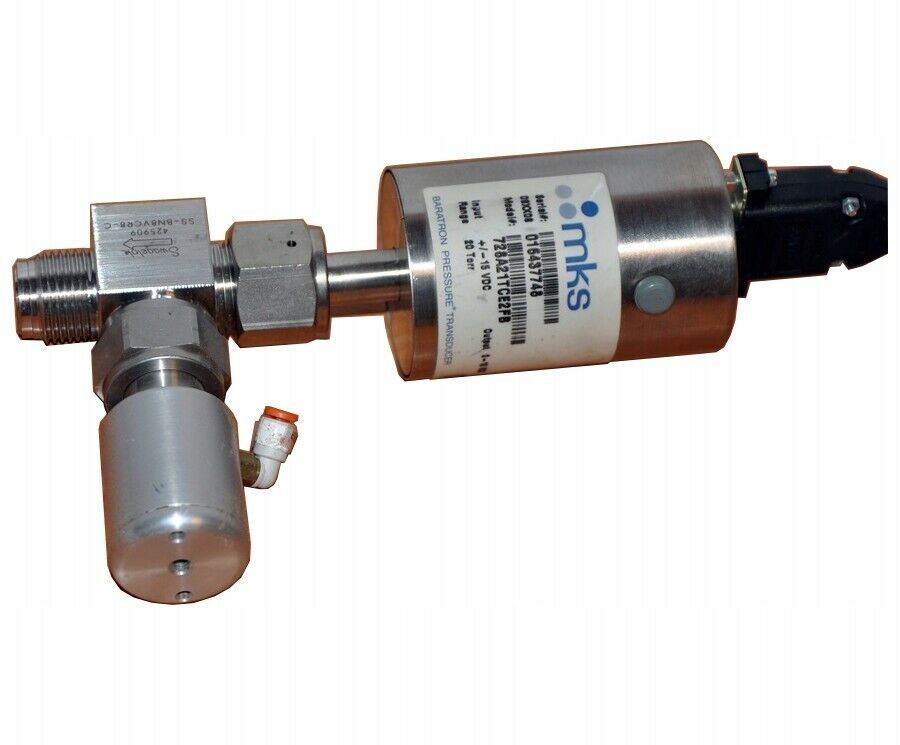 Vacuum transducer MKS Baratron 010V + SSBN8VCR8C /S 7279 Air