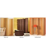 Bamboo Flexible Screen/Room Divider-Wavy Unique/Roll-Up-4 Color Choices  - $265.00