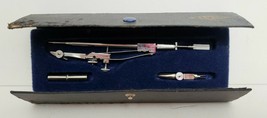 DRAFTING TOOL KIT &#39;Alvin 935 A&#39;  vintage architect drawing compass bluep... - $19.99
