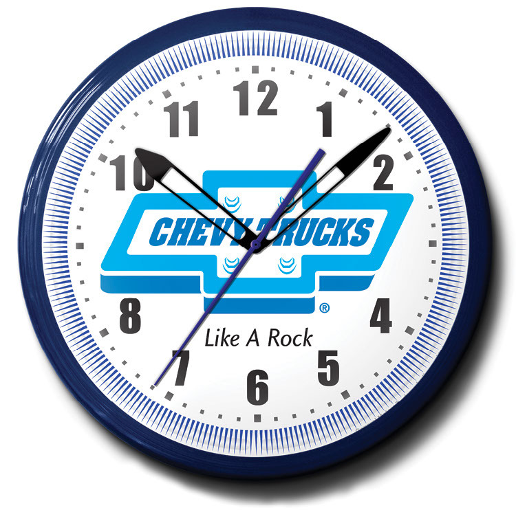 Chevy Trucks Chevrolet 20 Inch Neon Wall Clock Vintage Style Retro