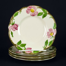Franciscan Desert Rose Bread Plates 4, Vintage c1950 Gladding McBean USA... - $17.33