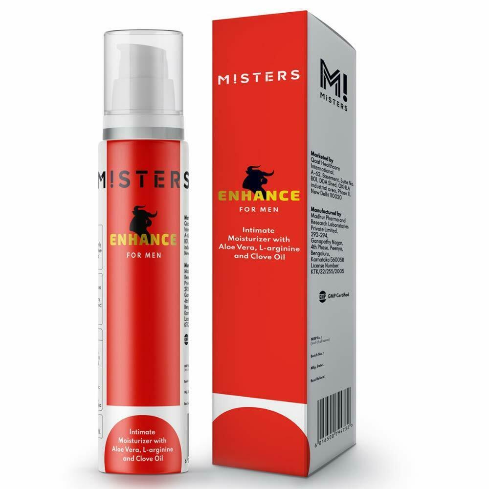 Primary image for Misters Enhance Intimate Moisturizer Cream For Men With Aloevera,Clove Oil, 50g