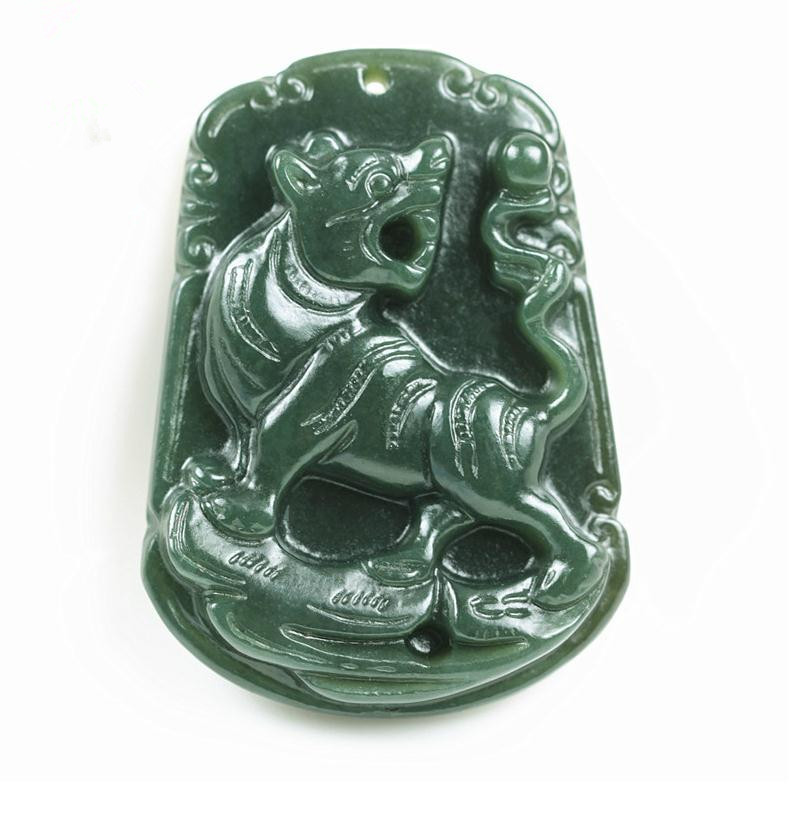 Jade tiger pendant Outlet