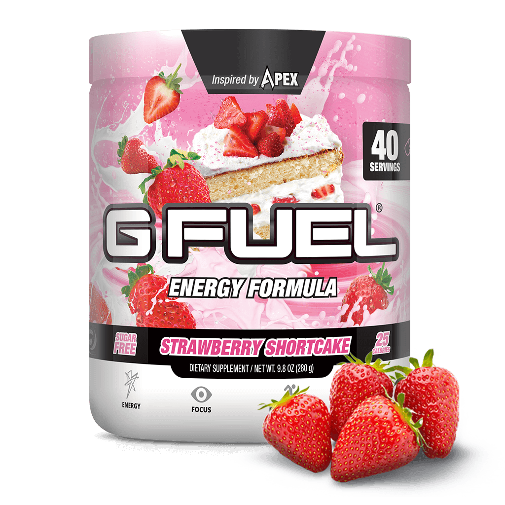 Gfuel energy strawberry shortcake tub 40 servings - Energy Bars, Shakes ...