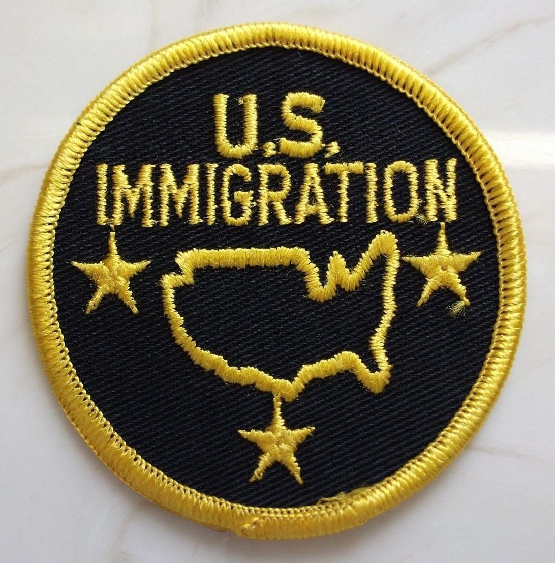 OBSOLETE U.S. IMMIGRATION PATCH UNITED STATES USA LAW ENFORCEMENT