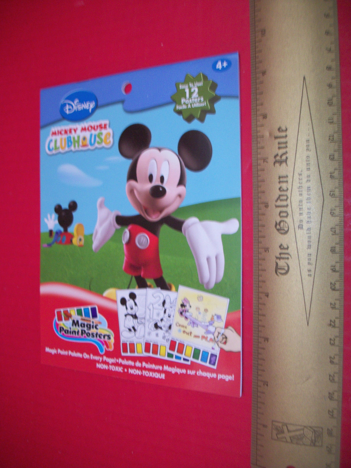 Disney Art Craft Kit Mickey Mouse Clubhouse Magic Paint Posters