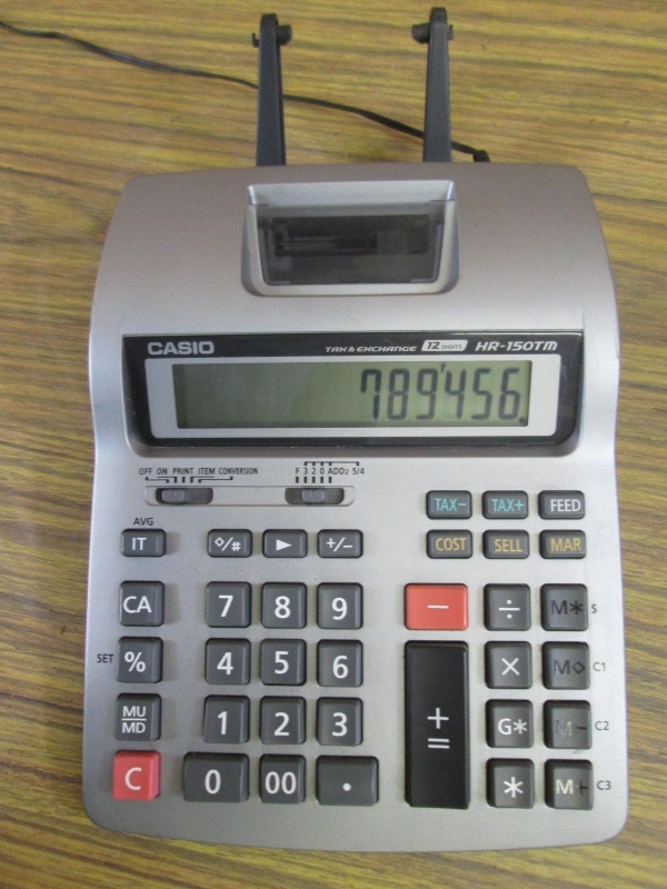 Casio Hr 100tm Adding Machine