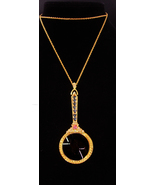 Long Designer Magnifier necklace / 30&quot; Victorian style lorgnette - Joan ... - $135.00