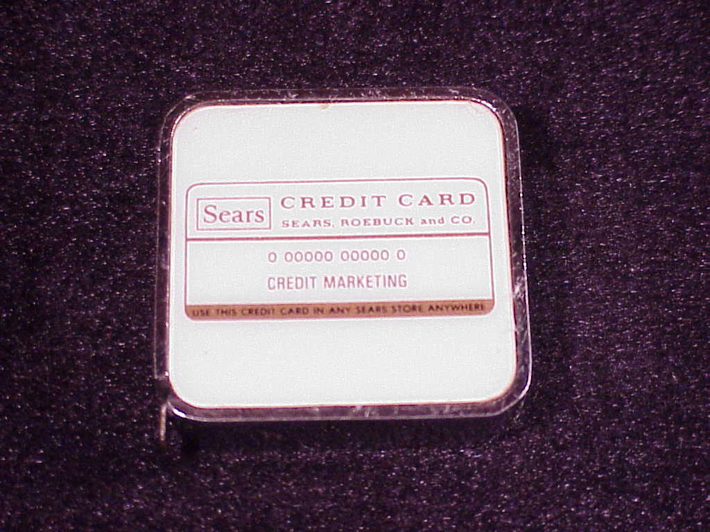 sears credit card advertising tape measure and 50 similar items