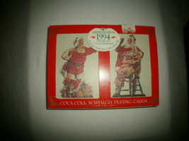  Coca Cola Christmas Playing Cards 1994 in Tin  - $3.00