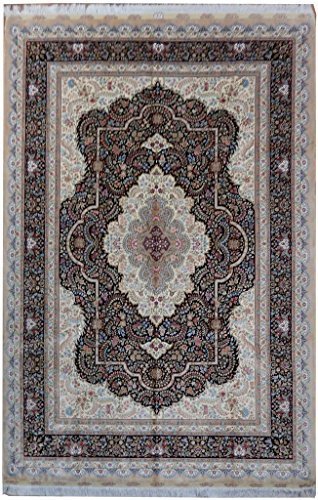 Black 7' x 10' Handmade Quality Silk Area Rug - $3,497.62
