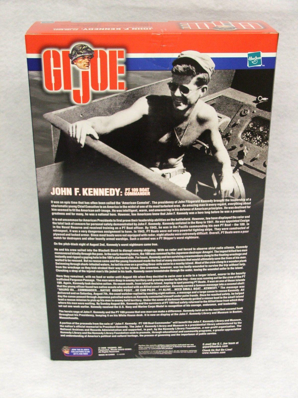 gi joe john f kennedy pt 109 boat commander