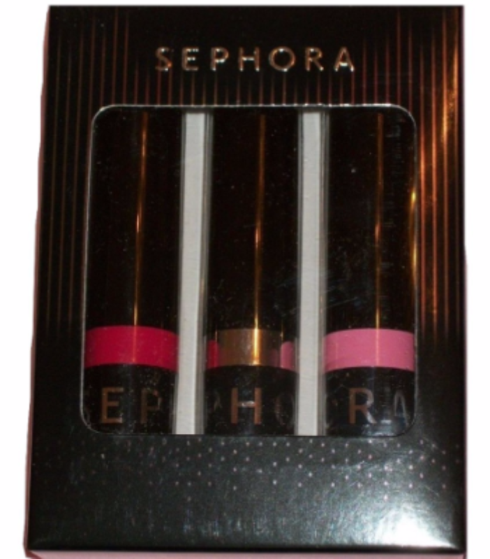 Sephora Collection Color Reveal Lip Balm Fuchsia Clear Rose Trio New Lip Balm & Treatments