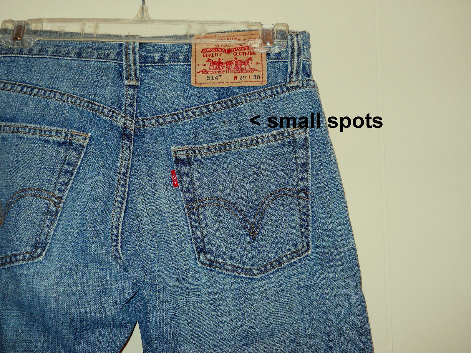 levis 514 blue