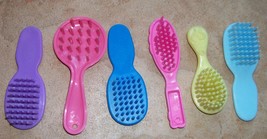 barbie doll brushes 6 assorted  - $10.02