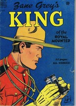 1950 Zane Grey's King of the Royal Mounted Dell Four Color Comics #283 VINTAGE image 1