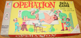 Operation Skill Smoking Doctor Game 1965 Milton Bradley #4545 Complete E - $30.00