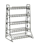 5 Tier Display with 2 Clipping Strips Steel  15 W x 9 D x 21 H Inches - $98.01