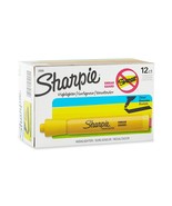 Sharpie 25005 Accent Tank Highlighters, Chisel Tip, Yellow, 12-Count - $12.99