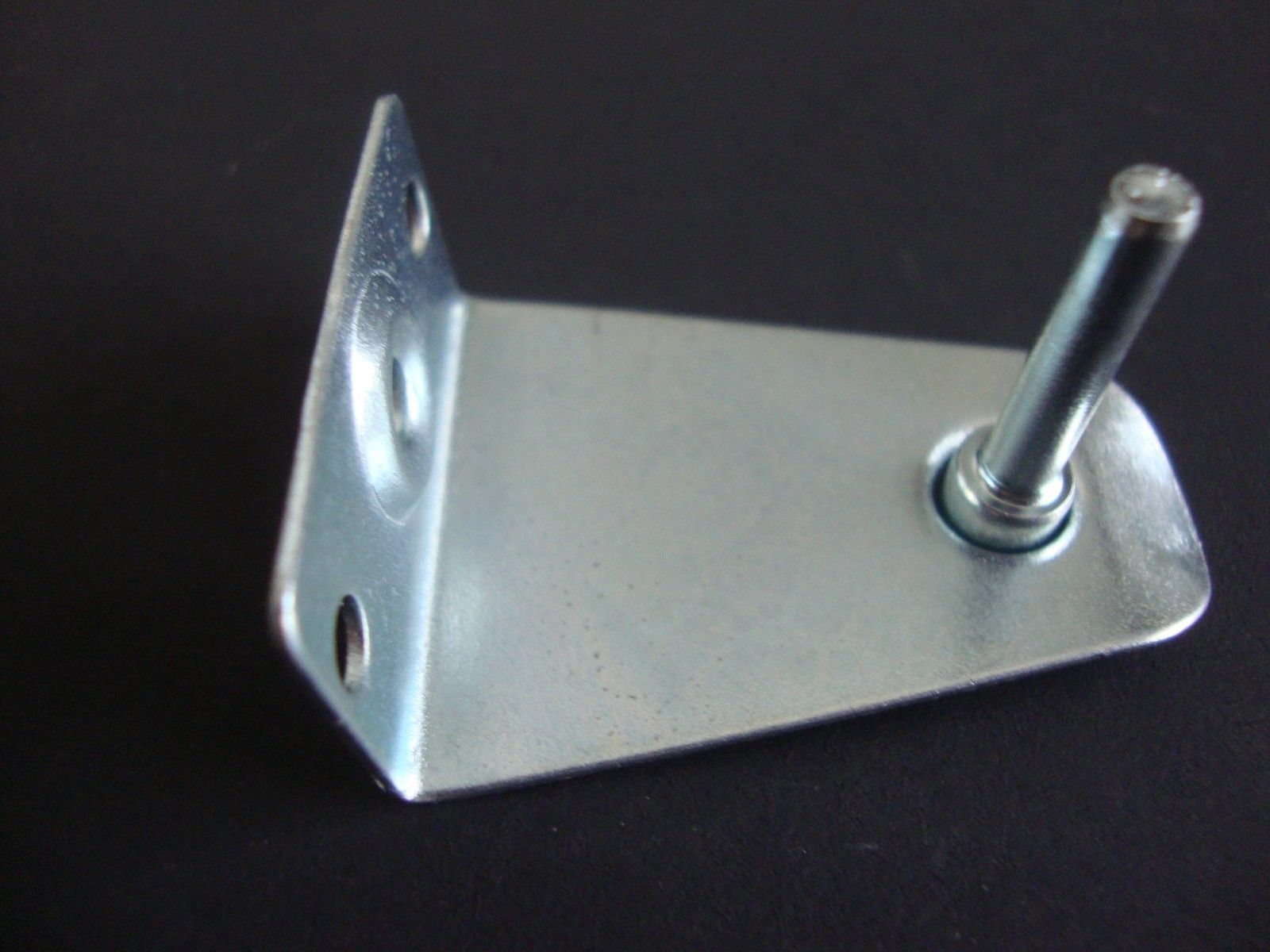 2 PAIR: Metal Hold Down Brackets with Pins for 2