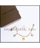 AUTH BNIB Louis Vuitton SWEET MONOGRAM Charm Fashion Bracelet PASTEL - $850.00