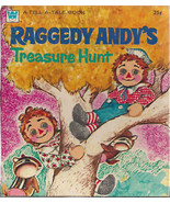 RAGGEDY ANDY&#39;S TREASURE HUNT  (1973) Whitman T-A-T Book - $9.89