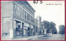 Pioneer Ohio OH Postcard Main Stores BJs - $17.50