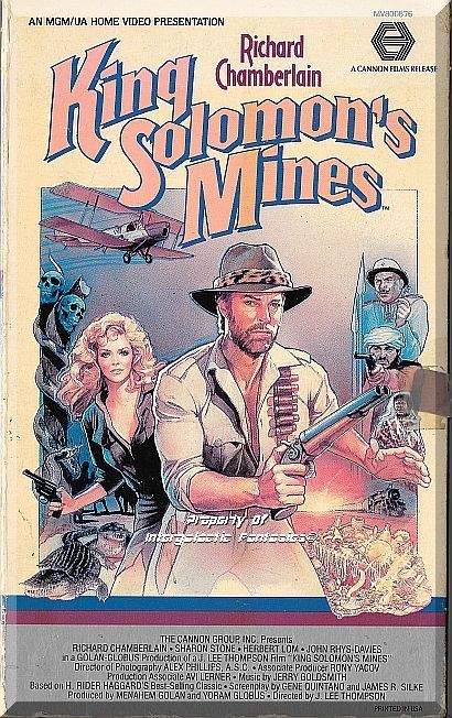 VHS - King Solomon's Mines (1985) *Sharon Stone / June Buthelezi / Big ...