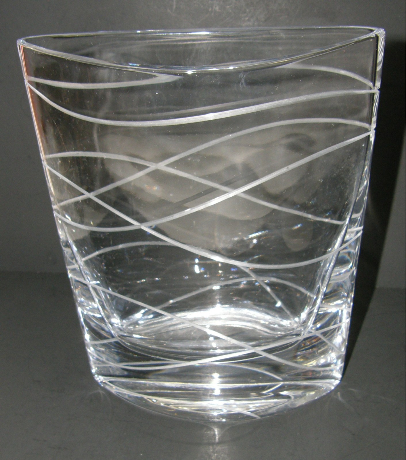 The Nambe Crystal Pocket Vase Art Glass Retired Other Art Glass