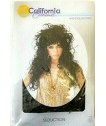 California Costumes Wig Collection Seduction Long Black Curly Hair  - $14.84