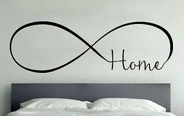 Home Infinity Love Wall Art Decal Quote Words Lettering Home Decor Diy - $8.86