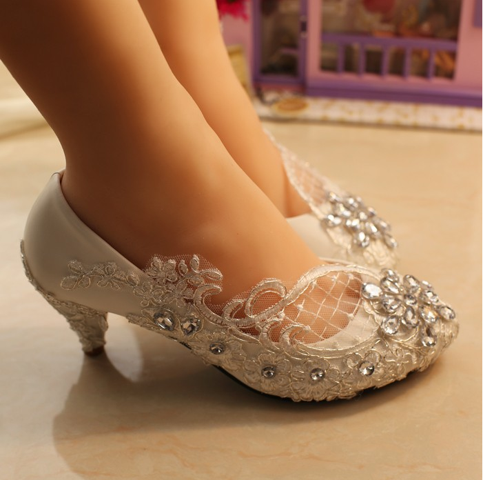 Wedding Shoes,Lace Bridal Shoes,Lace Bridal Shoes,Pearl Bridal Shoes ...