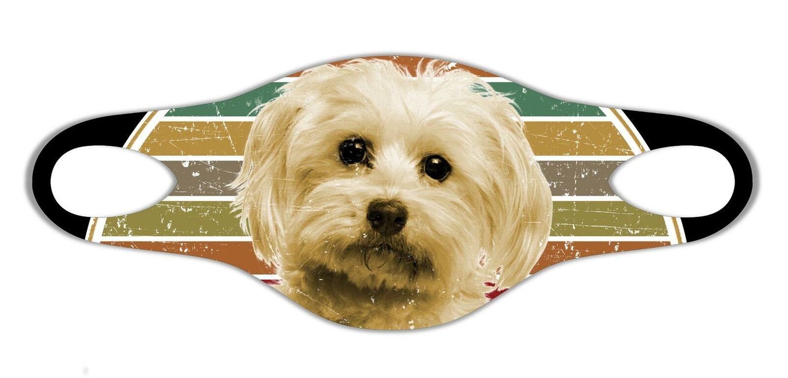 Maltese dog lovers Soft face protective mask easily washed respire airy gift