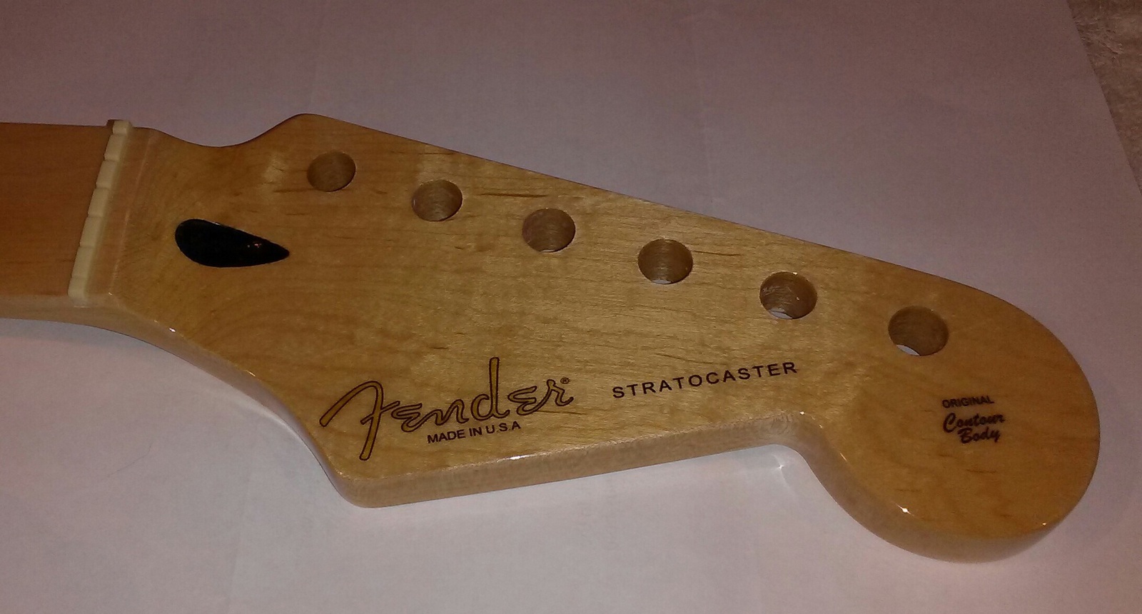 Fender Guitar Headstock Decals; 2 strats, 2 teles, with serial numbers