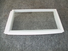 67004163 Maytag Whirlpool Refrigerator Meat Pan Frame & Glass - $30.00
