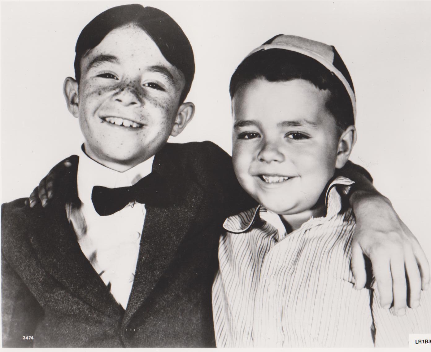 Little Rascals Our Gang Spanky Alfalfa Vintage 11x14 Bw Tv Memorabilia Photo Black And White