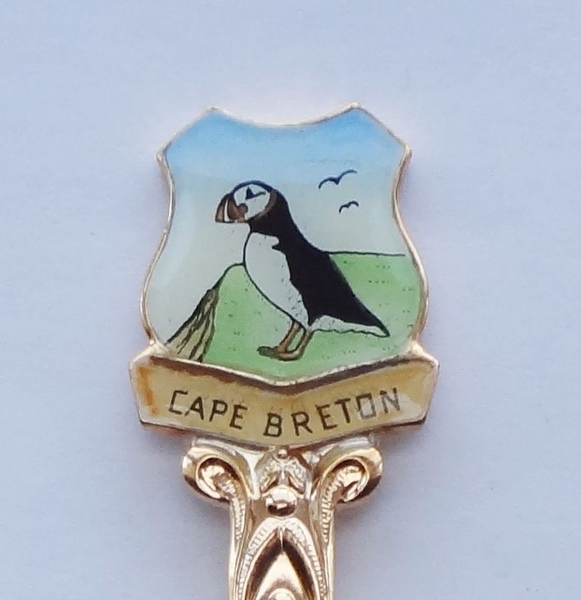 Collector Souvenir Spoon Canada Nova Scotia Cape Breton Cabot Trail