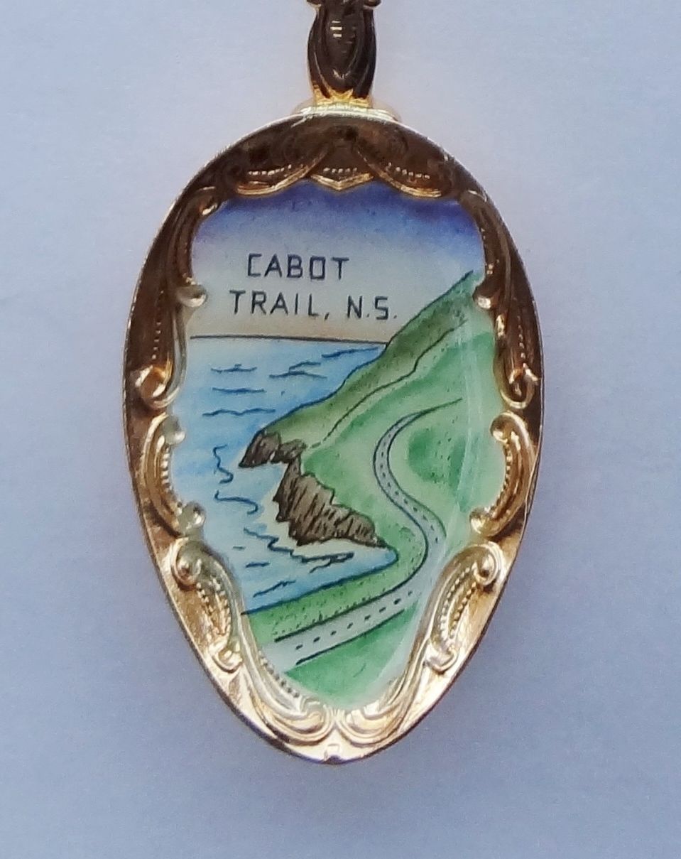 Collector Souvenir Spoon Canada Nova Scotia Cape Breton Cabot Trail