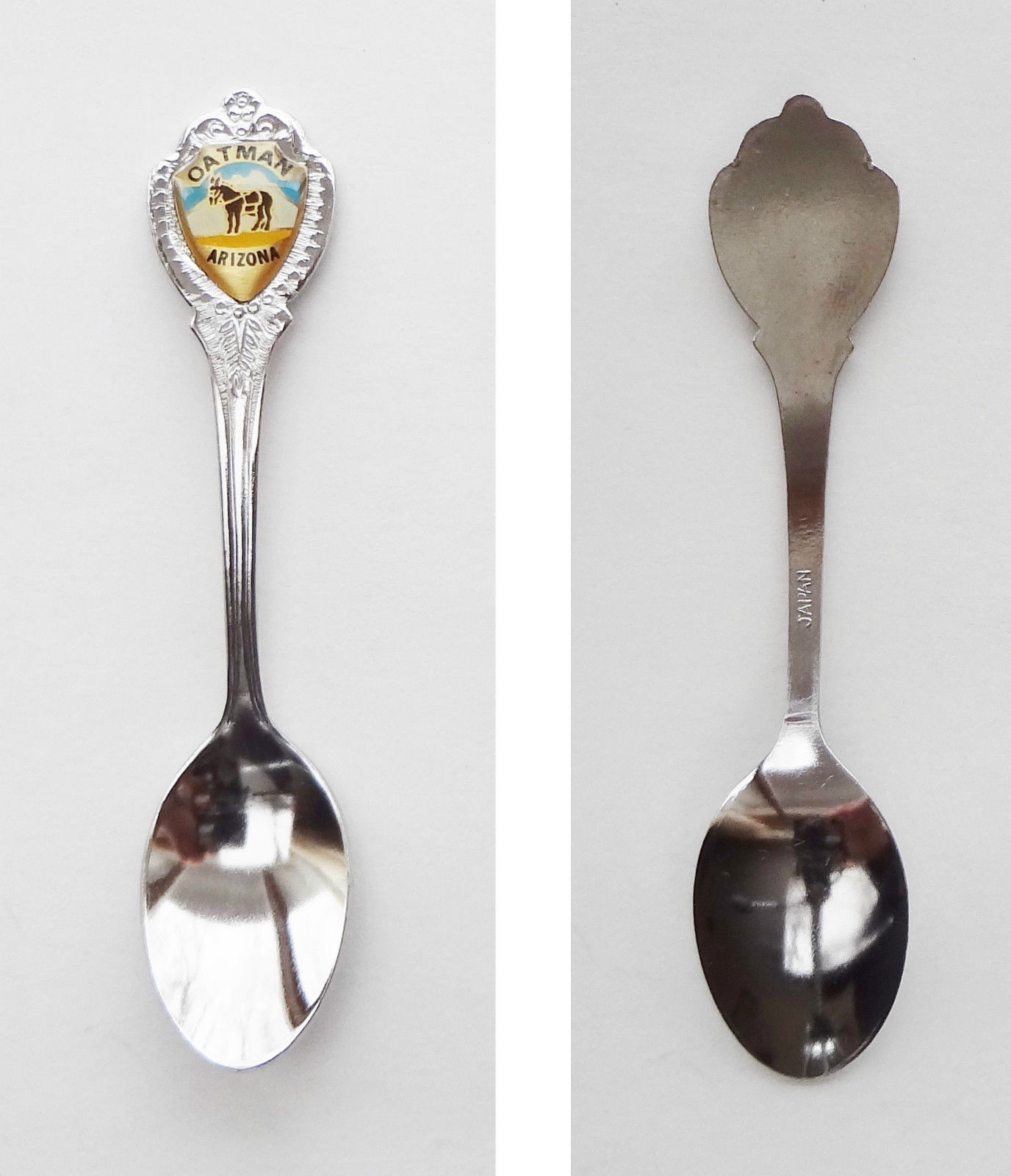 Collector Souvenir Spoon USA Arizona Oatman Donkey Emblem Decorative