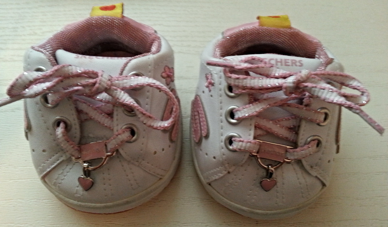 Build a Bear White with Pink Trim & Heart Skechers - Build-a-Bear