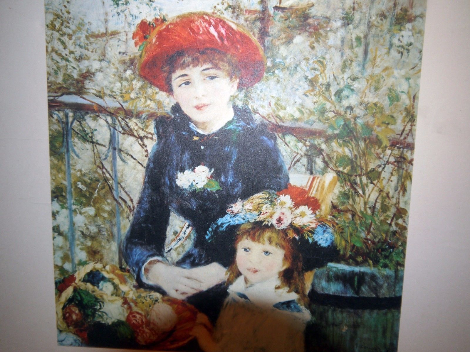 Pierre-Auguste Renoir "Two Sisters (On The Terrace)" Colorful Print 18 ...