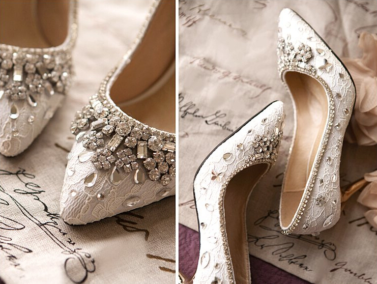 Bridal Kitten Heels,Bridal Kitten shoes,Bridal shoes,Lace/Crystals ...